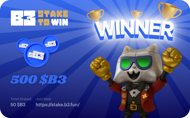 B3 Staking - Farcaster Mini Apps screenshot